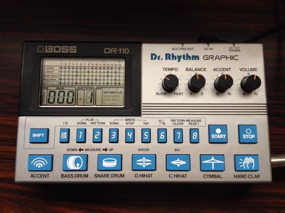 BOSS DR-110 Dr. Rhythm アナログリズムマシンの快感